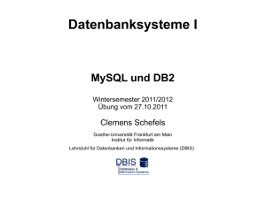 MySQL und DB2 - Clemens Schefels