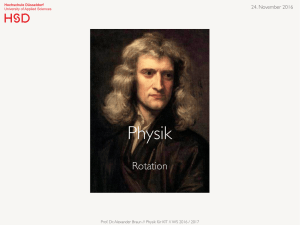 Physik 07 - Rotation
