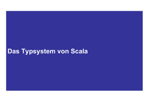 Typsystem von Scala