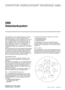 DBS Datenbanksystem