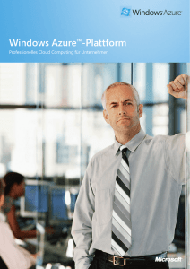 Windows Azure™-Plattform