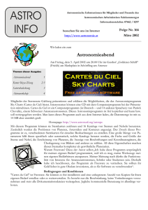 astro info - Astronomischer Arbeitskreis Salzkammergut