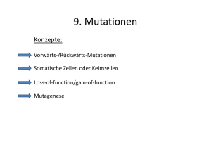 9 Mutationen 9. Mutationen