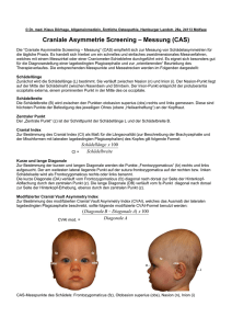 Craniale Asymmetrie Screening – Messung (CAS)