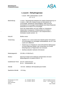 Produktdatenblatt_LeuDH - ASA Spezialenzyme GmbH