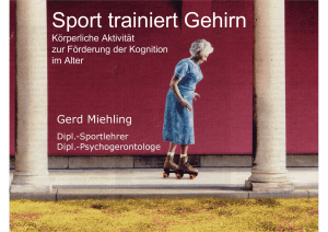 Sport trainiert Gehirn von Gerd Miehling
