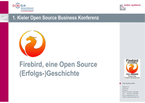 Vortrag_Firebird, eine Open Source (Erfolgs)Geschichte