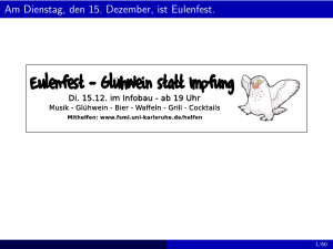 Wegematrix - Grundbegriffe der Informatik (Wintersemester 2009