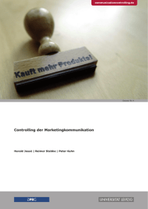Controlling der Marketingkommunikation