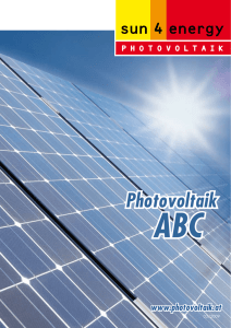 Photovoltaik ABC