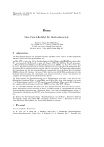 Jahresbericht 2004 - Max Planck Institut für Radioastronomie