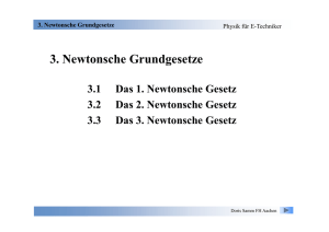 3. Newtonsche Grundgesetze - physik.fh
