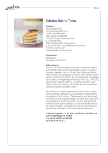Schoko-Sahne-Torte