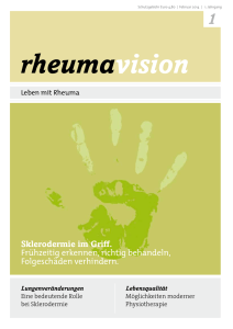 Rheumavision Ausgabe 1 – Februar 2014
