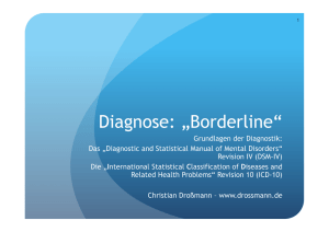 Diagnose: Borderline