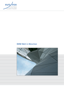 BMW Welt in München - Informationsstelle Edelstahl Rostfrei