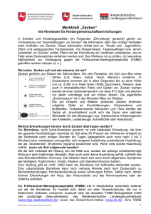 Merkblatt „Zecken“ - AEG
