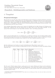 4.¨Ubungsblatt - Theoretische Chemie