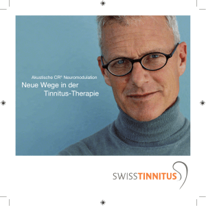 Neue Wege in der Tinnitus-Therapie