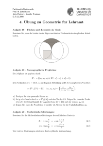 4.¨Ubung zu Geometrie für Lehramt - Mathematik@TU