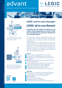 LEGIC card-in-card Lösungen LEGIC all-in