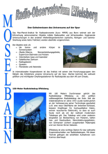 Radio-Observatorium Effelsberg