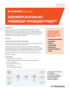 datenreplikation mit progress® openedge® pro2