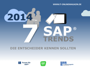 7 sap® trends 2014