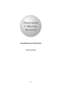 Das Grundwissen zum Harmonium - Harmonium Collection Averesch