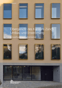 Obergericht des Kantons Zürich, Umbau und Erweiterung 2012