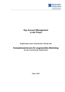 Key Account Management in der Praxis