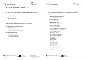 Deutscher Musikwettbewerb 2017
