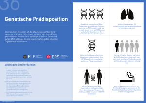 Genetische Prädisposition - European Lung Foundation