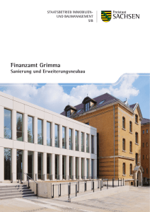 Faltblatt FA Grimma  - Staatsbetrieb Sächsisches Immobilien