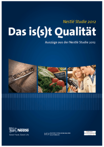 Nestlé Studie 2012 - Das is(s)t Qualität