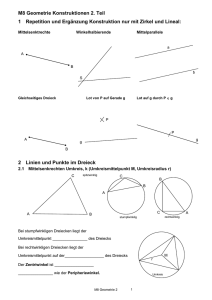 LU 18 und 35 Geometrie Konstruktionen 2. Teil