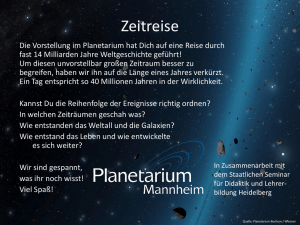 Präsentation - Planetarium Mannheim