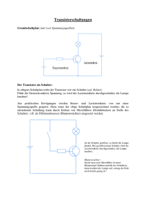 Grundschaltungen des Transistors