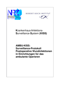 Krankenhaus-Infektions- Surveillance-System (KISS)