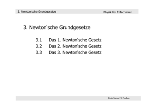 3. Newton`sche Grundgesetze g - physik.fh