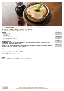 bubur sumsum (kokospudding) - Noble