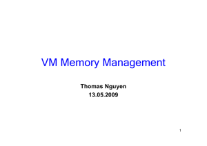 VM Memory Management