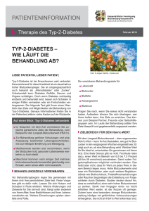 Typ-2-Diabetes – wie läuft die Behandlung ab?