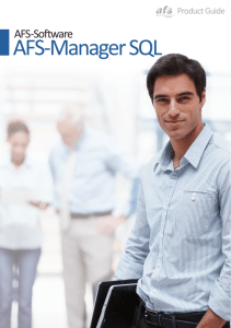 AFS-Manager SQL - AFS