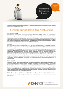 Software Entwickler/in Java Applications
