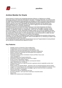 Archive Monitor for Oracle