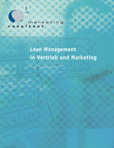 Lean Management in Vertrieb und Marketing