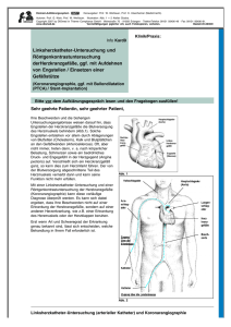 Herzkatheter mit Ballondilatation und Stentimplantation PDF