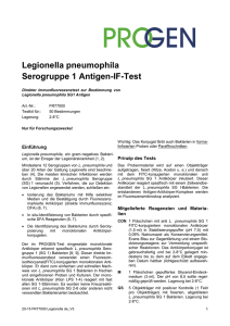 Legionella pneumophila Serogruppe 1 Antigen-IF-Test