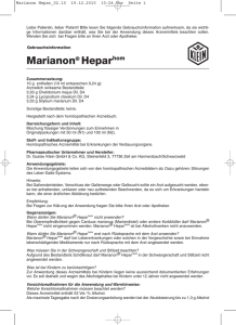 Gebrauchsinformation Marianon® Heparhom